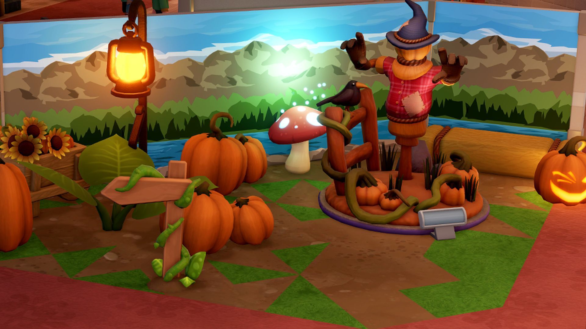 Create a brilliant autumn-themed museum! 🎃